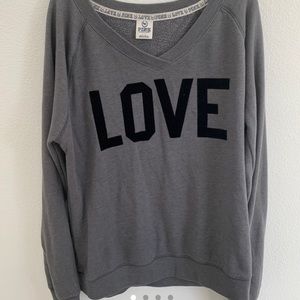Vspink love crewneck